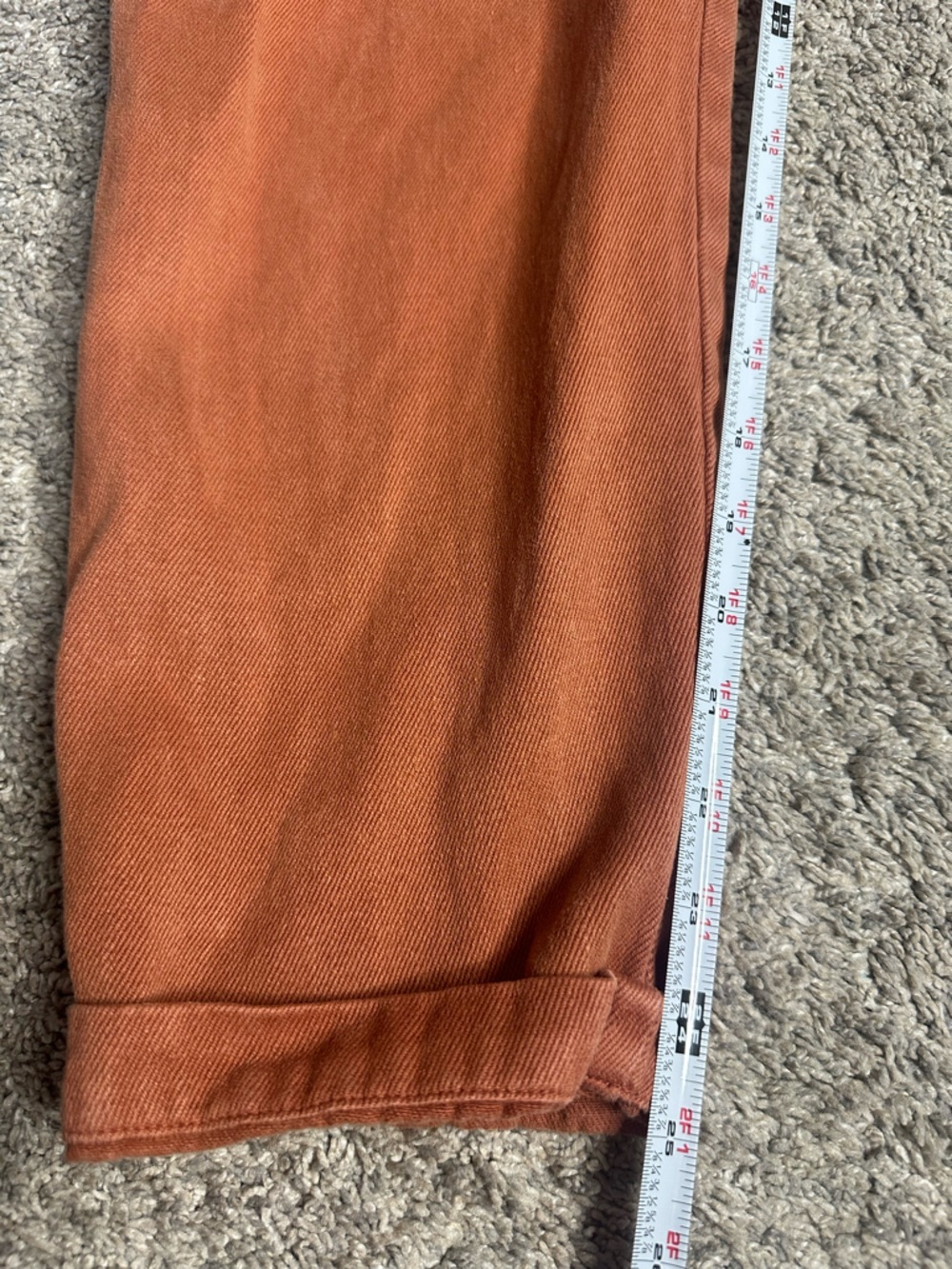 Jungmaven Terracotta Orange Hemp Cotton Button Front Jumper Jumpsuit medium - Picture 13 of 13